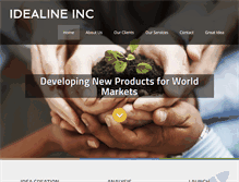 Tablet Screenshot of idealineinc.com